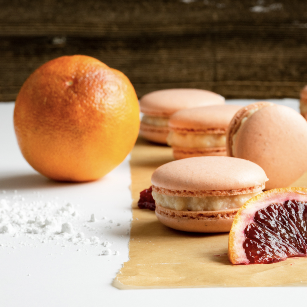 Blood Orange Pecan Macarons &amp; Some Helpful Tips on Making Macarons